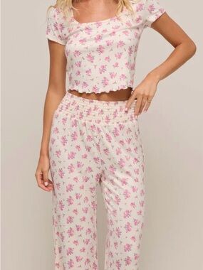 Z Supply Bone Dawn Ditsy Pant